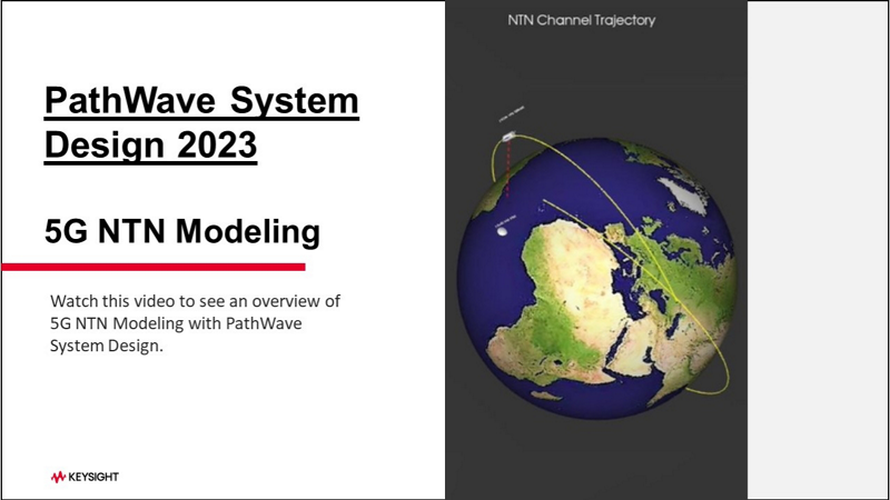 5G NTN Modeling with PathWave System Design